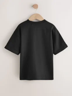 Noir - Lot de 3 T-shirts à manches courtes (3-16ans)