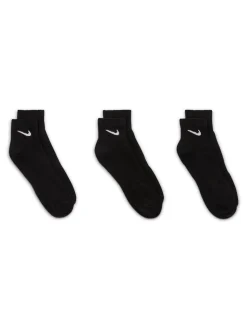 Noir - Lot de chaussettes de cheville Nike Lightweight Everyday 3