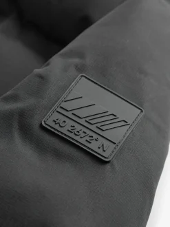 Noir - Manteau bouffant long imperméable doublé de polaire (3-17yrs)