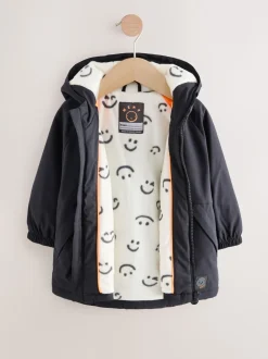 Noir - Manteau imperméable (3 mois-7 ans)