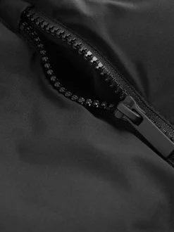 Noir - Manteau rembourré doublé en micropolaire Résistant à la douche (3-17ans)