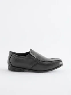 Noir - Mocassins d'écolier en cuir