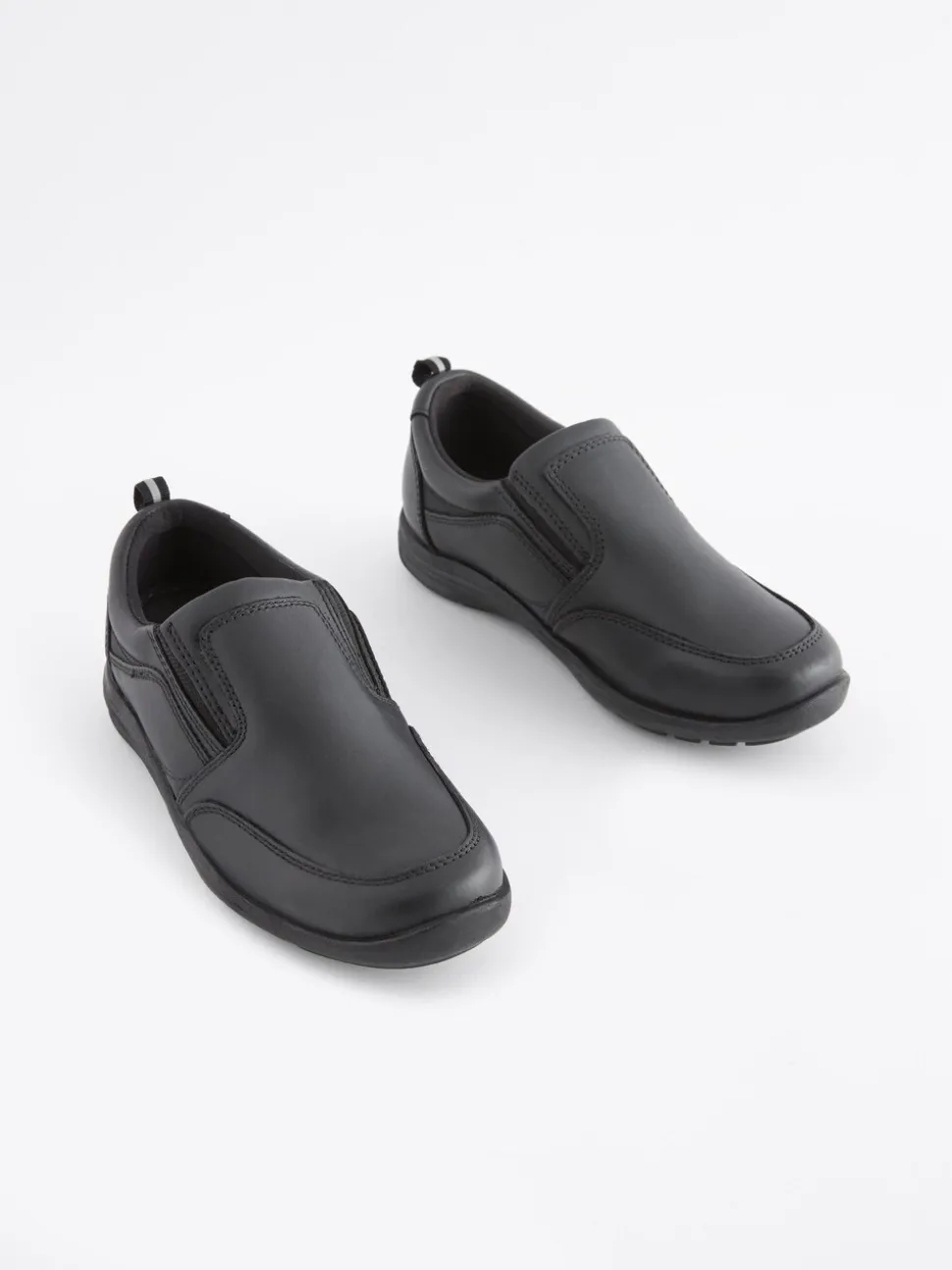 Noir - Mocassins d'écolier en cuir