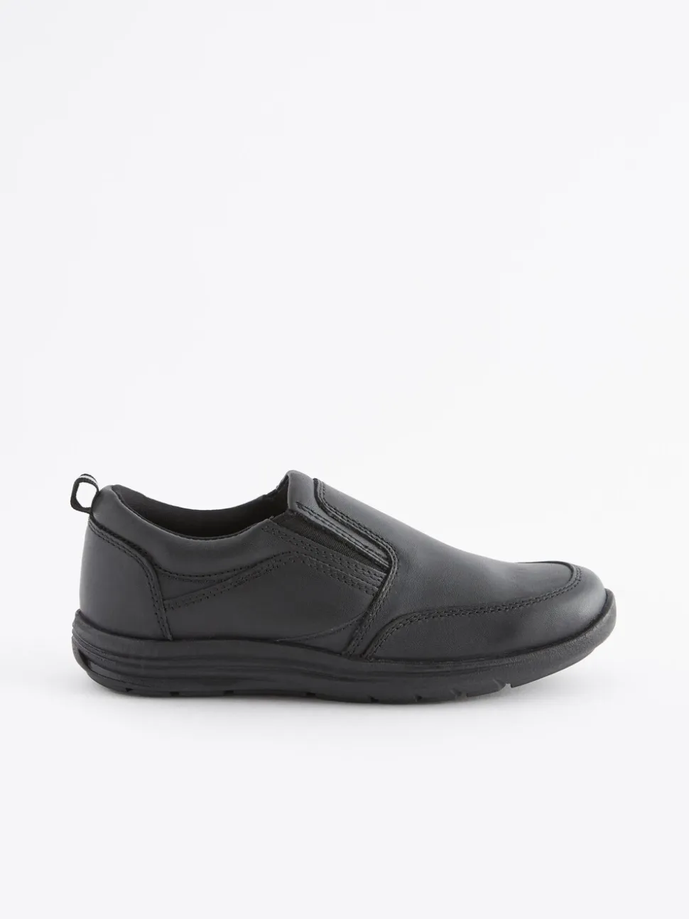 Noir - Mocassins d'écolier en cuir