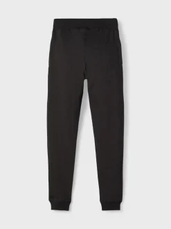 Noir - Name It - Pantalon de jogging en coton à revers