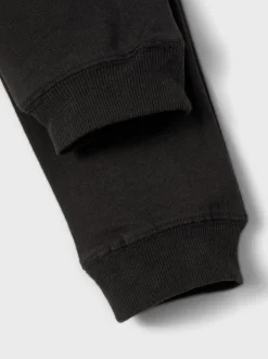 Noir - Name It - Pantalon de jogging en coton à revers