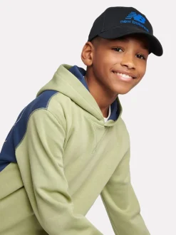 Noir - New Balance Casquette à logo empilé