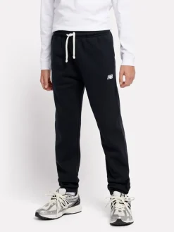 Noir - New Balance Small Boys Brush Back Logo Joggers
