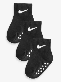 Noir - Nike Chaussettes Gripper pour nourrissons 3 Lot