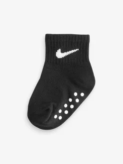 Noir - Nike Chaussettes Gripper pour nourrissons 3 Lot