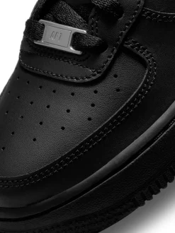 Noir - Nike Youth Air Force 1 Trainers