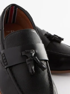 Noir à pampilles - Mocassins intelligents