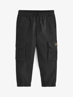 Noir - Pantalon cargo (3-16ans)