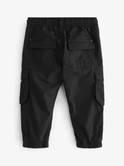 Noir - Pantalon cargo doublé (3mths-7yrs)