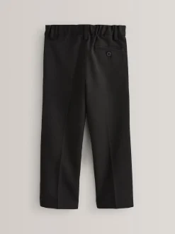 Noir - Pantalon scolaire à plis (3-17ans)