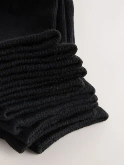 Noir - Paquet de 7 chaussettes d'entraînement en coton riche