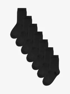 Noir - 7{Paquet de chaussettes en coton riche