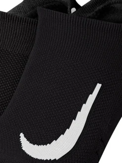 Noir - Paquet de chaussettes Nike Multiplier Running No Show 2
