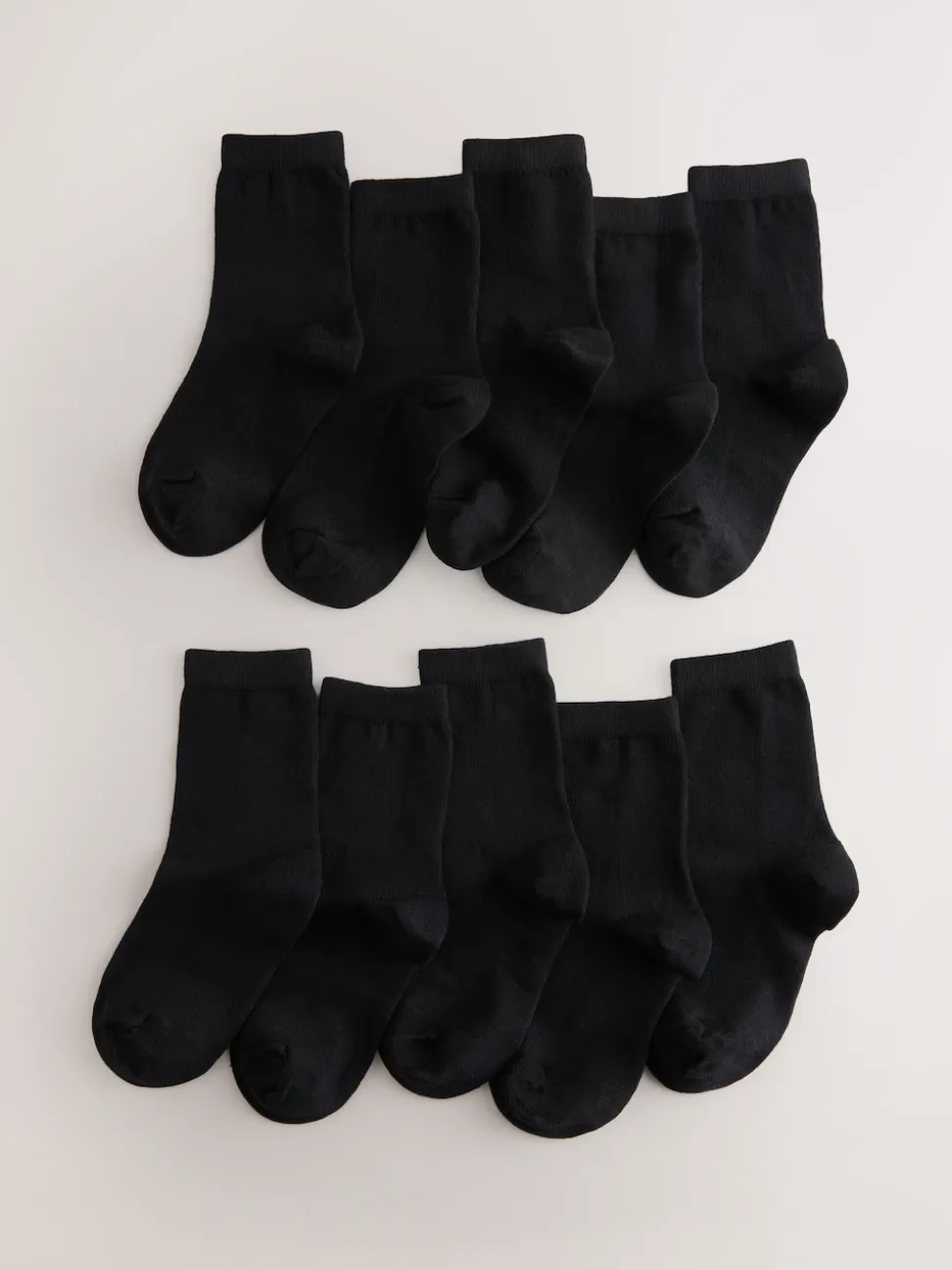 Noir - 10{Paquet de chaussettes en coton riche