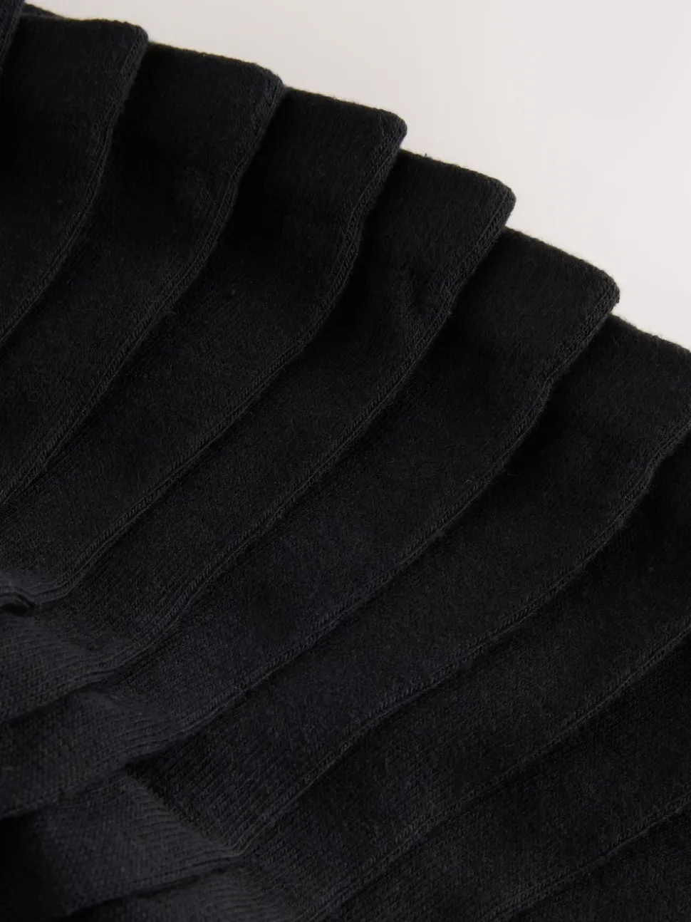 Noir - 10{Paquet de chaussettes en coton riche