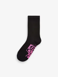 Noir - Paquet de chaussettes en coton riche 7