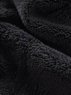 Noir - Peignoirs en laine polaire (1.5-16ans)