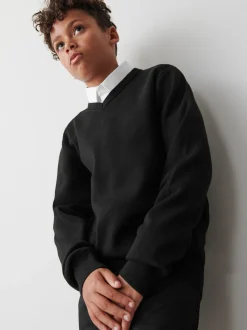 Noir - Pull Clarks unisexe en maille pour l’école