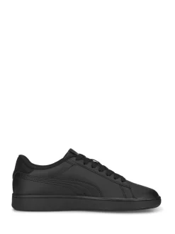 Noir - Puma Smash 3.0 Baskets en cuir pour les jeunes