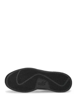 Noir - Puma Smash 3.0 Baskets en cuir pour les jeunes