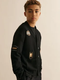 Noir - Reiss Kinsley Batman | Cardigan Reiss Badge