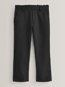 Noir - School Pull On Waist Straight Trousers (3-17yrs)