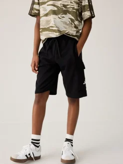 Noir - Short cargo adidas Essentials pour enfant