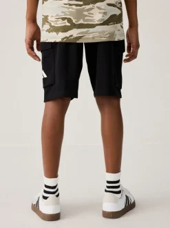 Noir - Short cargo adidas Essentials pour enfant