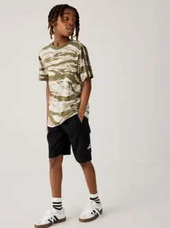 Noir - Short cargo adidas Essentials pour enfant