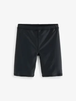 Noir - Short de bain extensible (3-16ans)