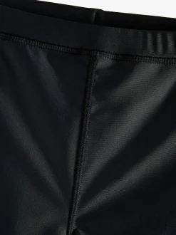 Noir - Short de bain extensible (3-16ans)