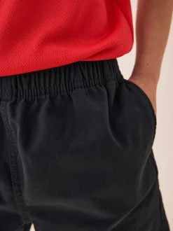 Noir - Short de sport de rugby (3-16ans)