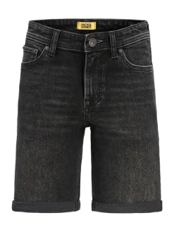 Noir - Short en jean JACK & JONES Junior coupe standard