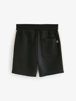 Noir - Short en molleton à rayures Paul Smith Junior Artist garçon