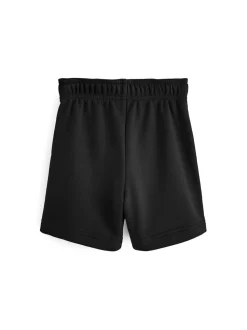 Noir - Short Gap doublé en polaire avec logo (4-13ans)