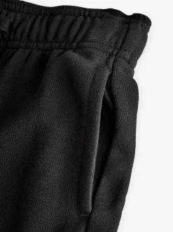 Noir - Short Gap doublé en polaire avec logo (4-13ans)