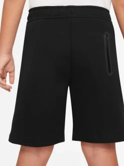 Noir - Short Nike Tech en molleton