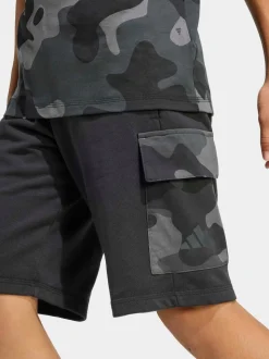 Noir - Shorts adidas Camouflage à poche