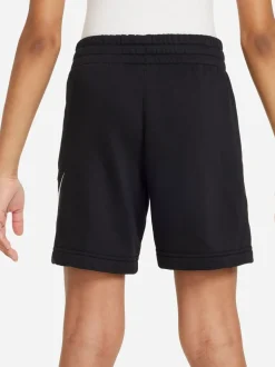 Noir - Shorts en molleton Français terry Nike Club