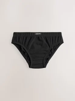 Noir - Slip en coton 100% 7 Paquet (1.5-16ans)