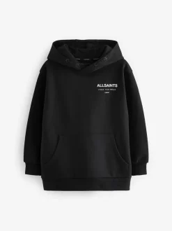 Noir - SmallSaints Oversized Underground Pullover Sweat-shirt à capuche