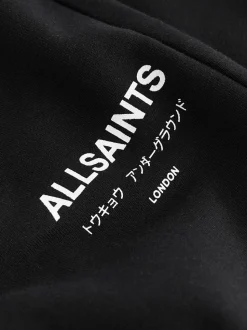 Noir - SmallSaints Pantalon de jogging Underground à poignets droits en 100% coton