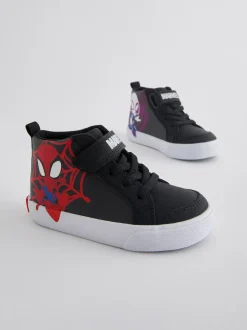 Noir - Spidey et Friends Elastique Lace Fermeture par contact Bottes