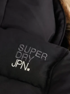 Noir - Superdry Everest Bomber Coat