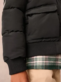 Noir - Superdry Everest Bomber Coat